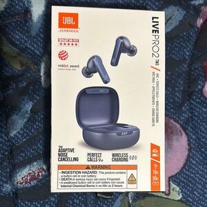 JBL Live Pro 2 TWS Wireless Earbuds - Silver